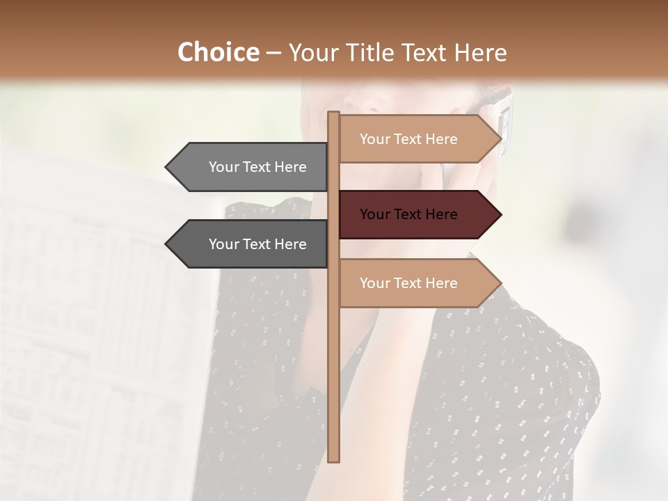 Lifestyle Person Mobile PowerPoint Template