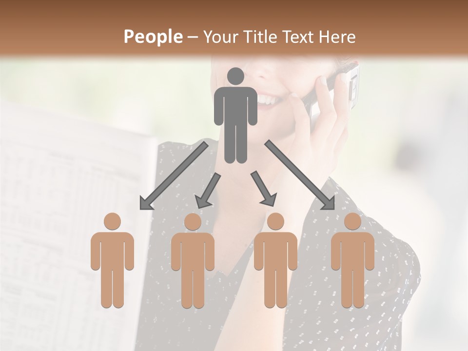 Lifestyle Person Mobile PowerPoint Template