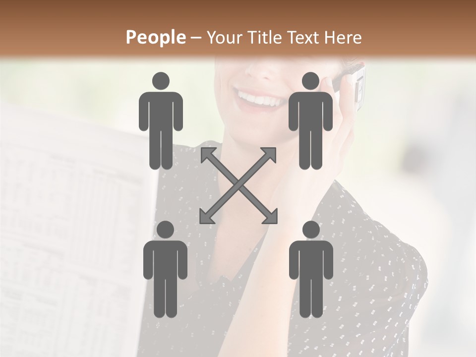 Lifestyle Person Mobile PowerPoint Template