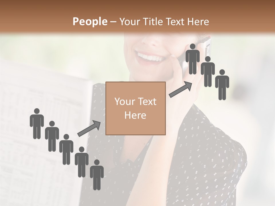 Lifestyle Person Mobile PowerPoint Template
