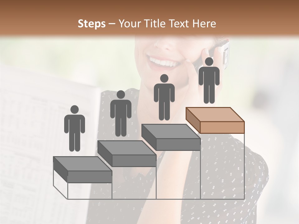 Lifestyle Person Mobile PowerPoint Template