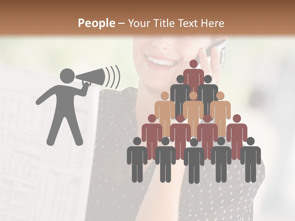 Lifestyle Person Mobile PowerPoint Template