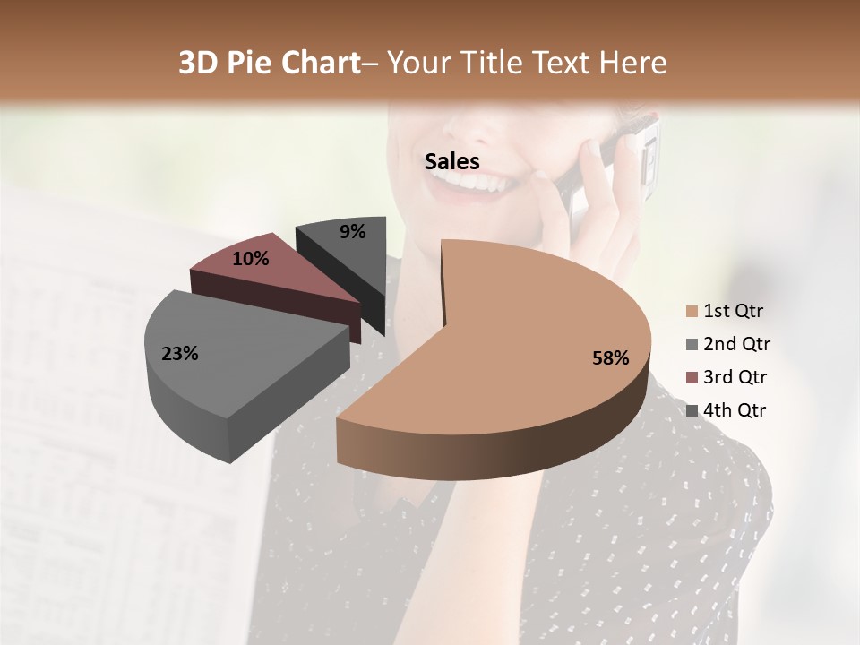Lifestyle Person Mobile PowerPoint Template