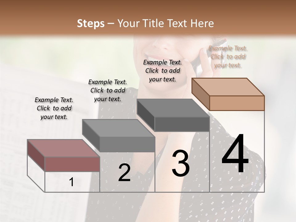 Lifestyle Person Mobile PowerPoint Template