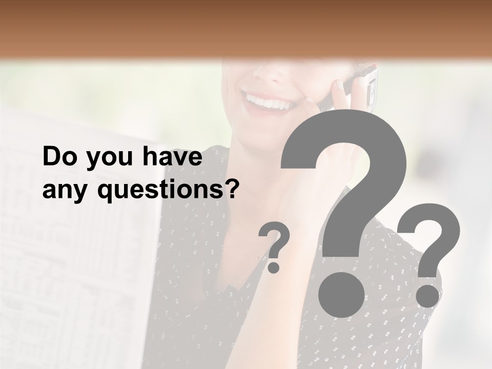 Lifestyle Person Mobile PowerPoint Template