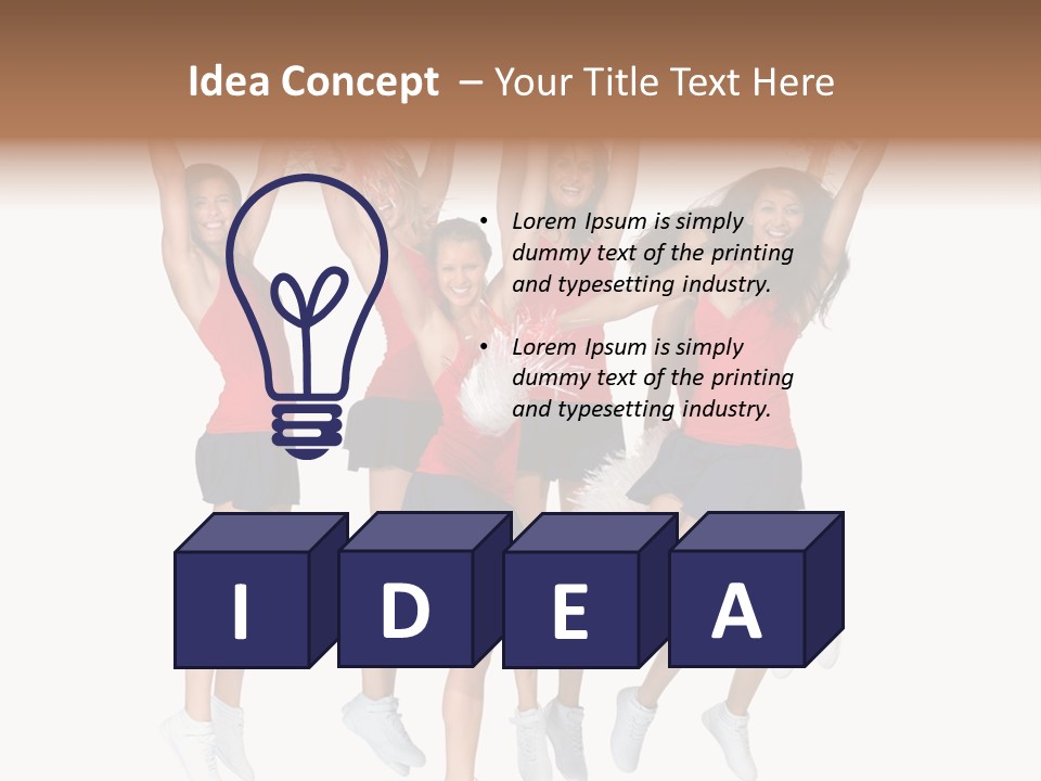 Office Keyboard Meditate PowerPoint Template