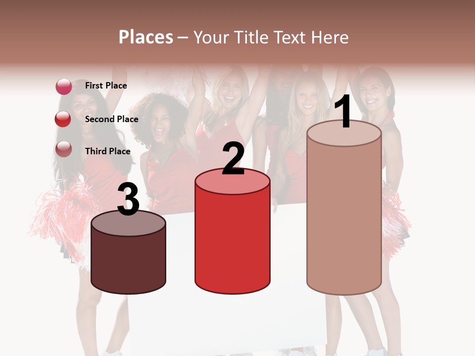 Cropped Space Businesswoman PowerPoint Template