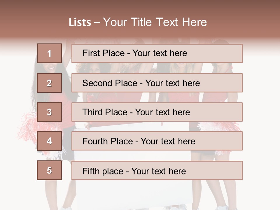 Cropped Space Businesswoman PowerPoint Template