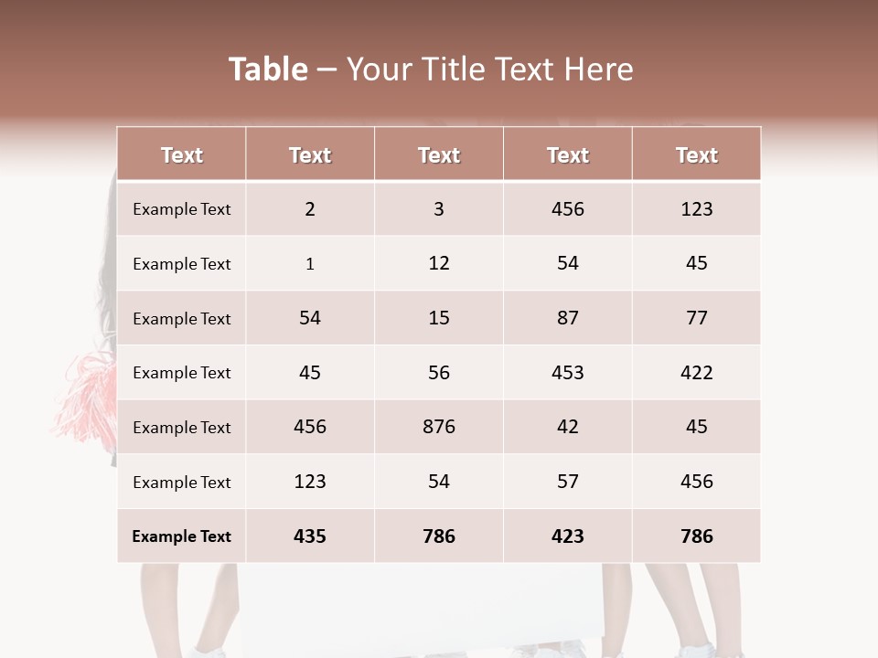 Cropped Space Businesswoman PowerPoint Template