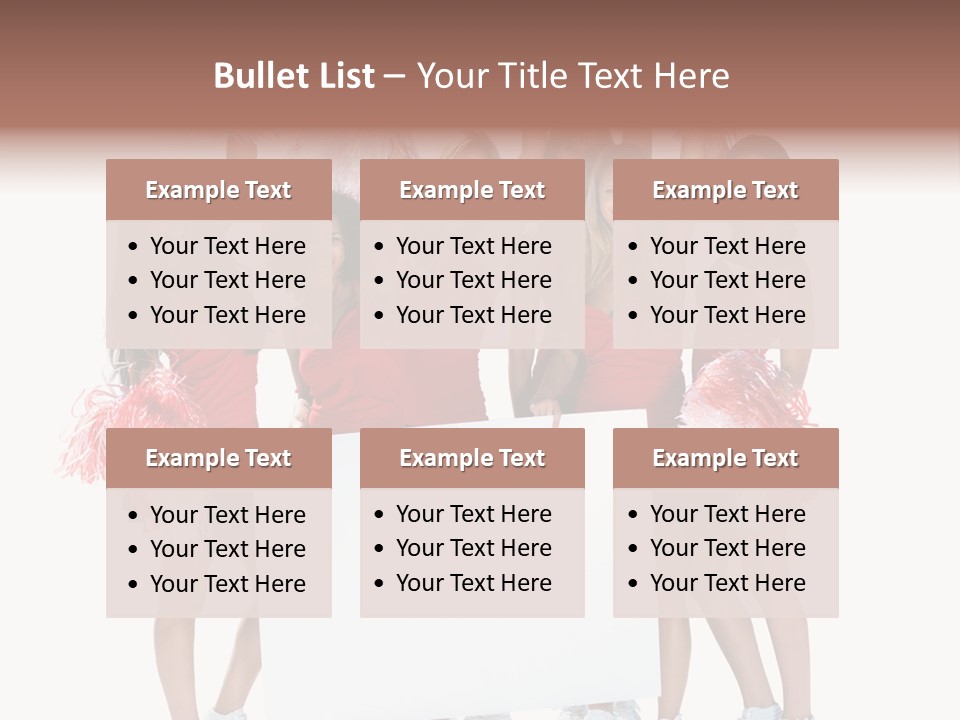 Cropped Space Businesswoman PowerPoint Template