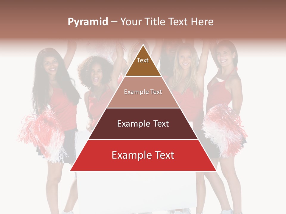 Cropped Space Businesswoman PowerPoint Template