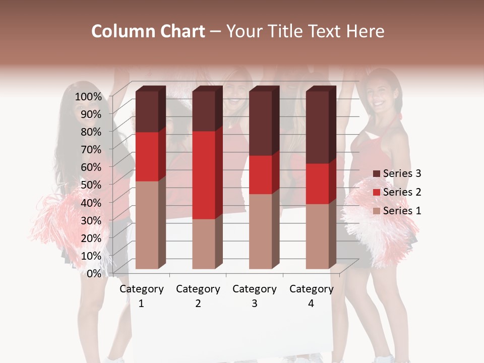 Cropped Space Businesswoman PowerPoint Template