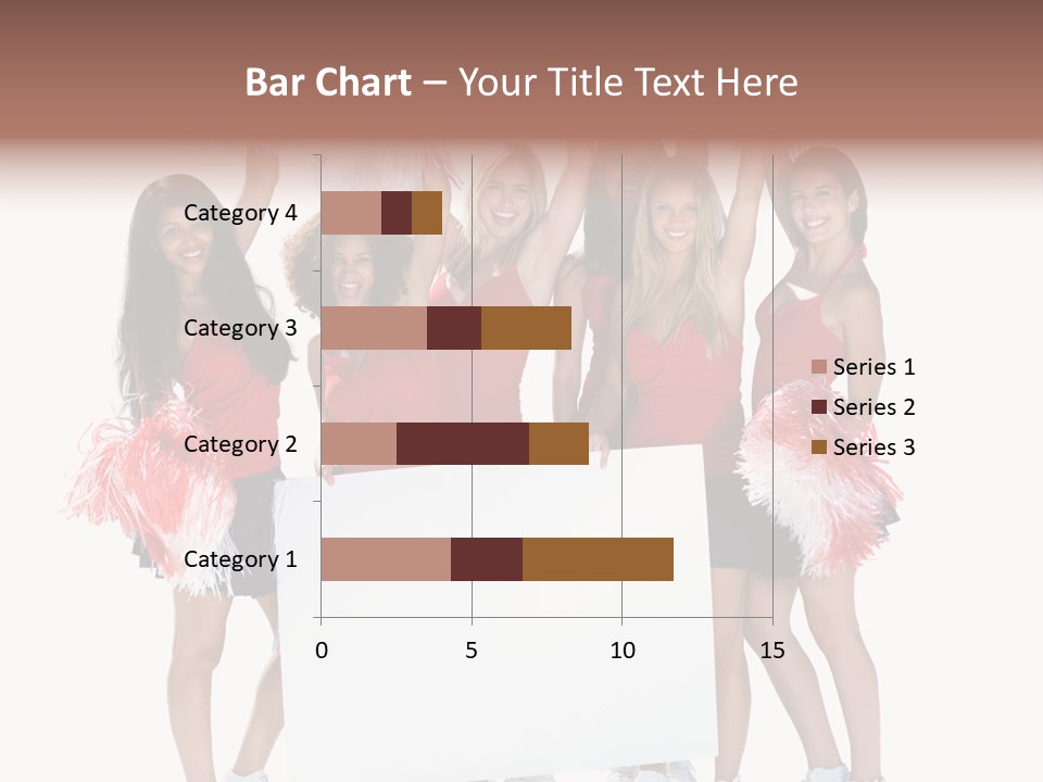 Cropped Space Businesswoman PowerPoint Template