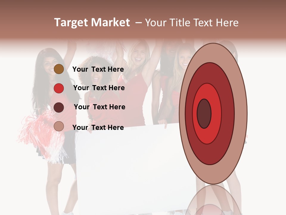 Cropped Space Businesswoman PowerPoint Template