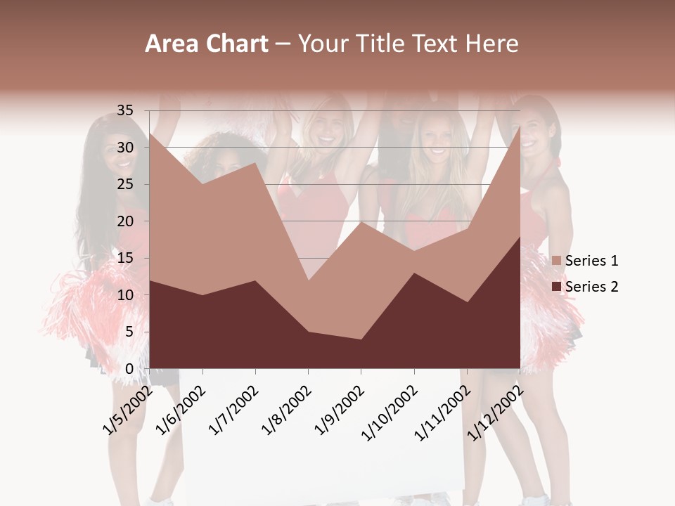 Cropped Space Businesswoman PowerPoint Template