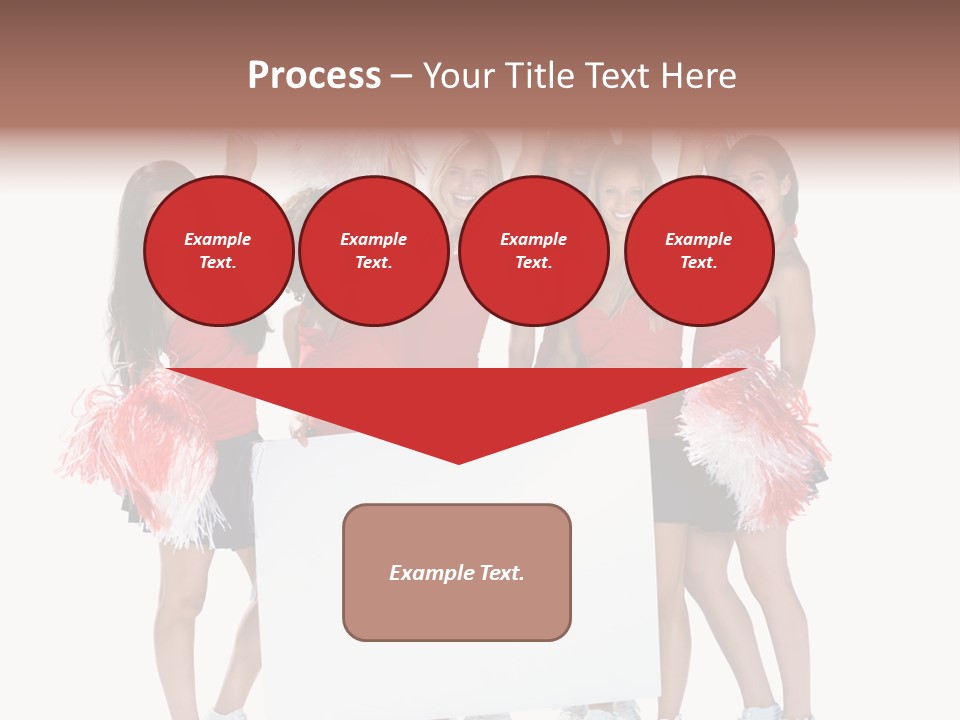 Cropped Space Businesswoman PowerPoint Template