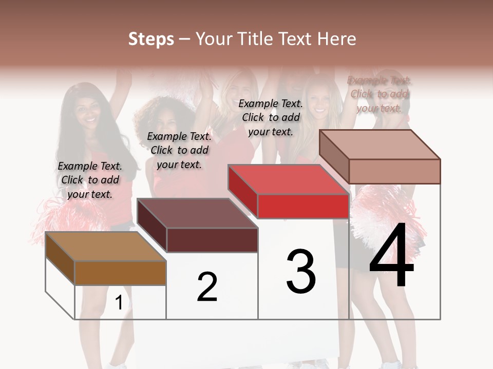 Cropped Space Businesswoman PowerPoint Template