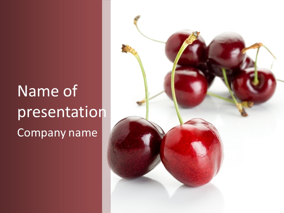 Stalk Sweet Macro PowerPoint Template