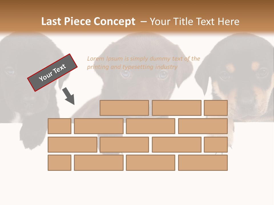 Horizontal Lighting Together PowerPoint Template