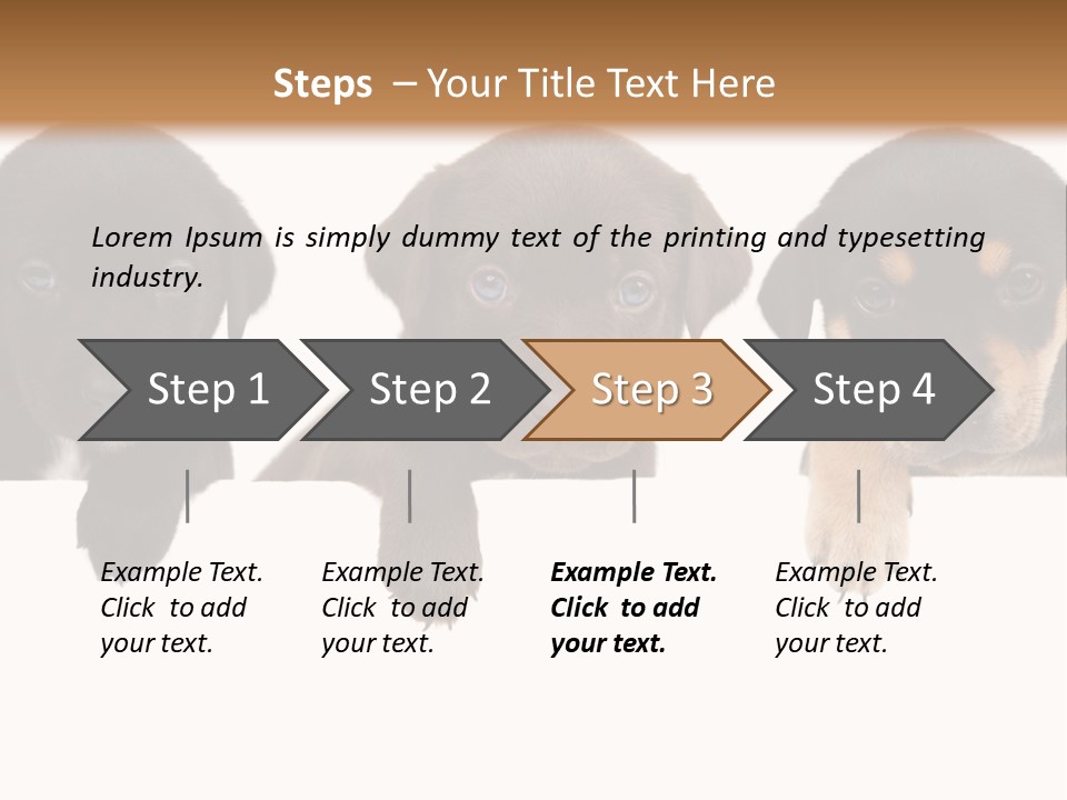 Horizontal Lighting Together PowerPoint Template