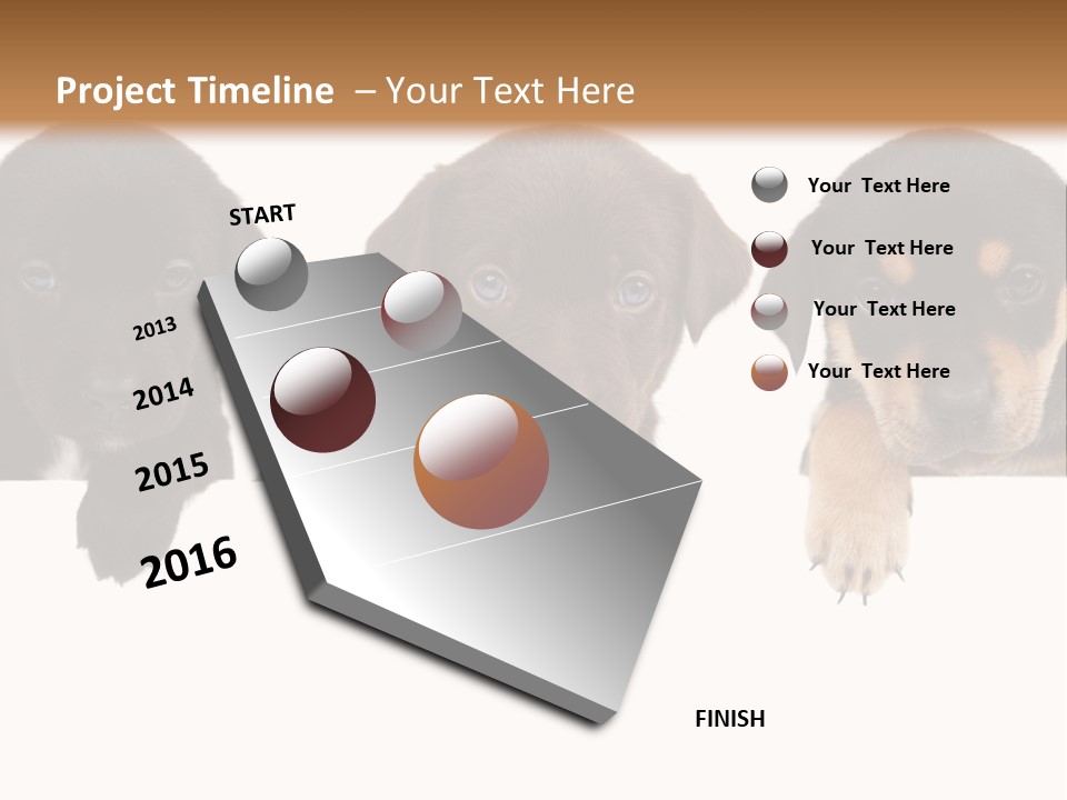 Horizontal Lighting Together PowerPoint Template