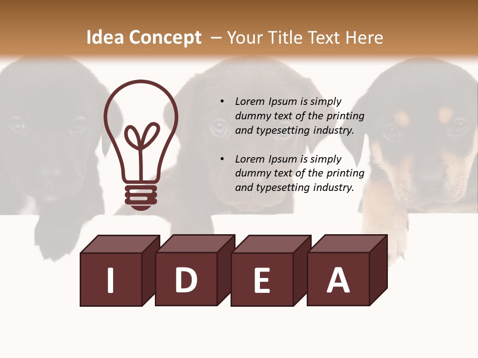 Horizontal Lighting Together PowerPoint Template