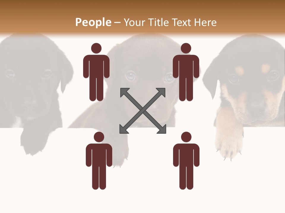 Horizontal Lighting Together PowerPoint Template