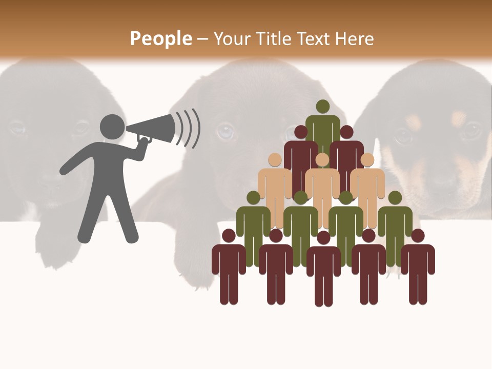 Horizontal Lighting Together PowerPoint Template