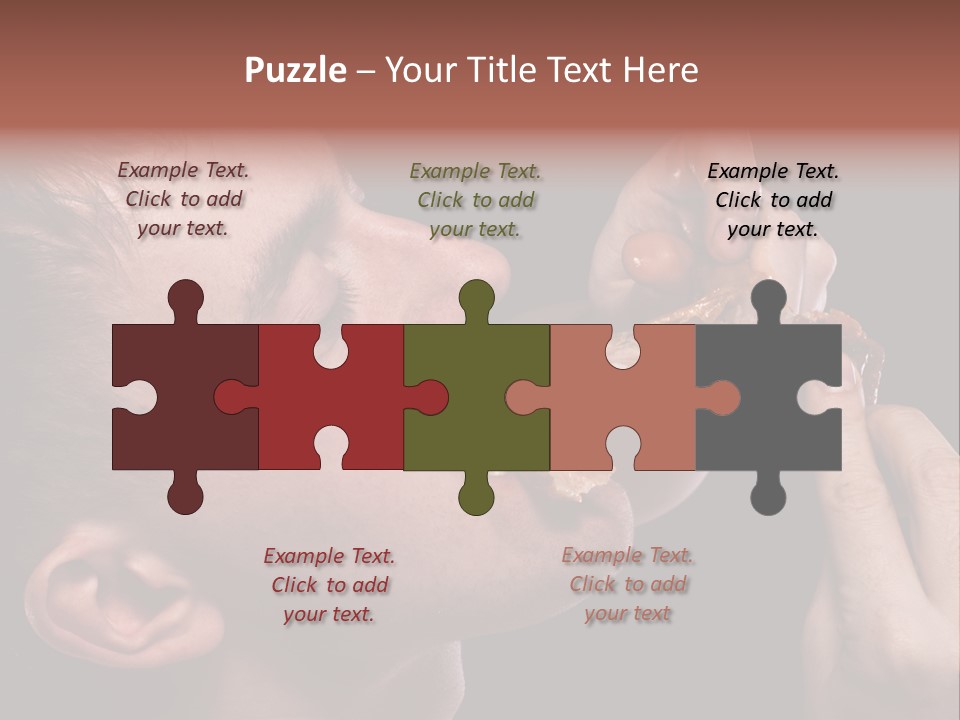 Hunger Fat Meal PowerPoint Template