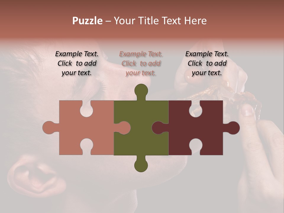 Hunger Fat Meal PowerPoint Template