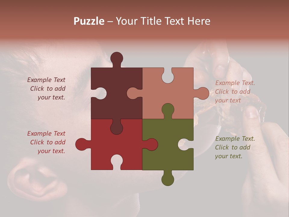 Hunger Fat Meal PowerPoint Template