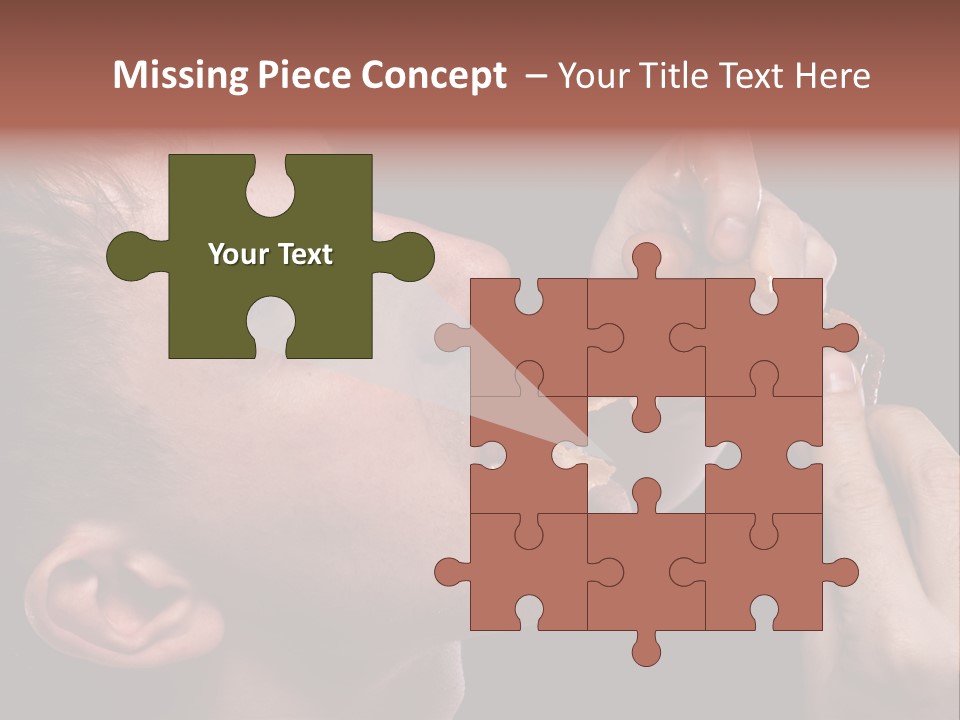 Hunger Fat Meal PowerPoint Template