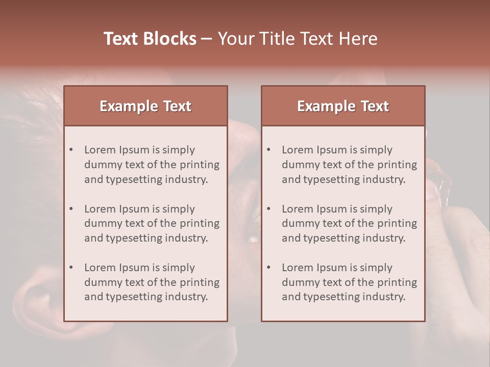 Hunger Fat Meal PowerPoint Template