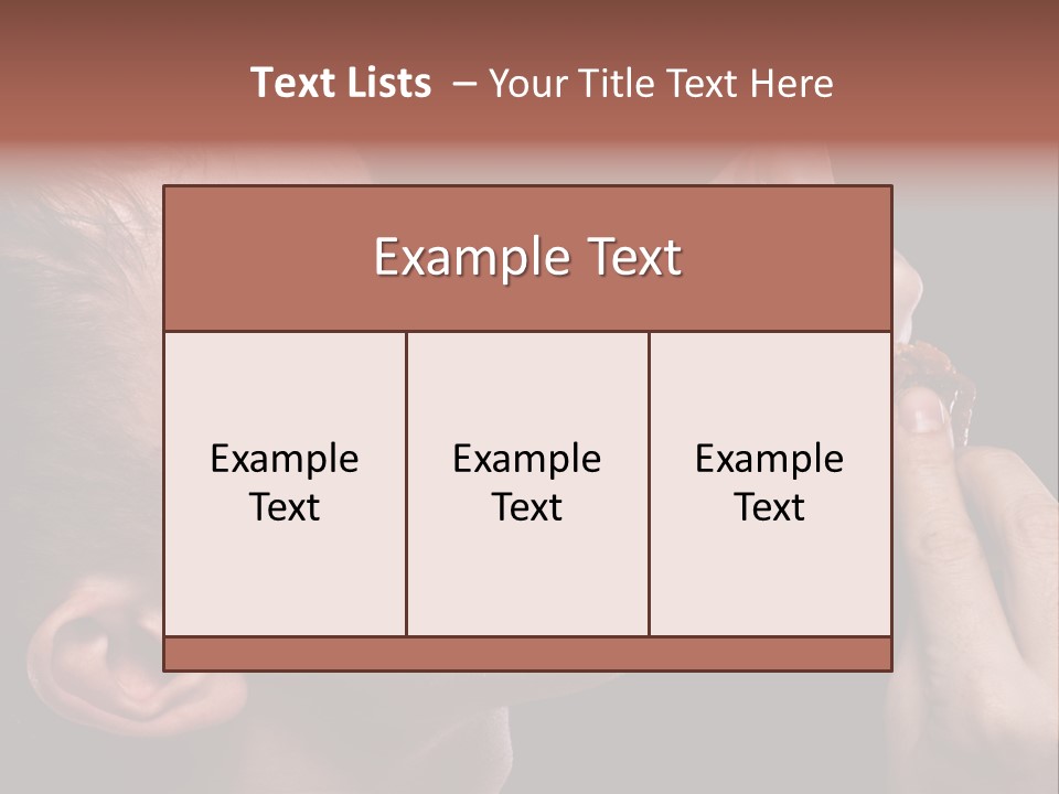 Hunger Fat Meal PowerPoint Template