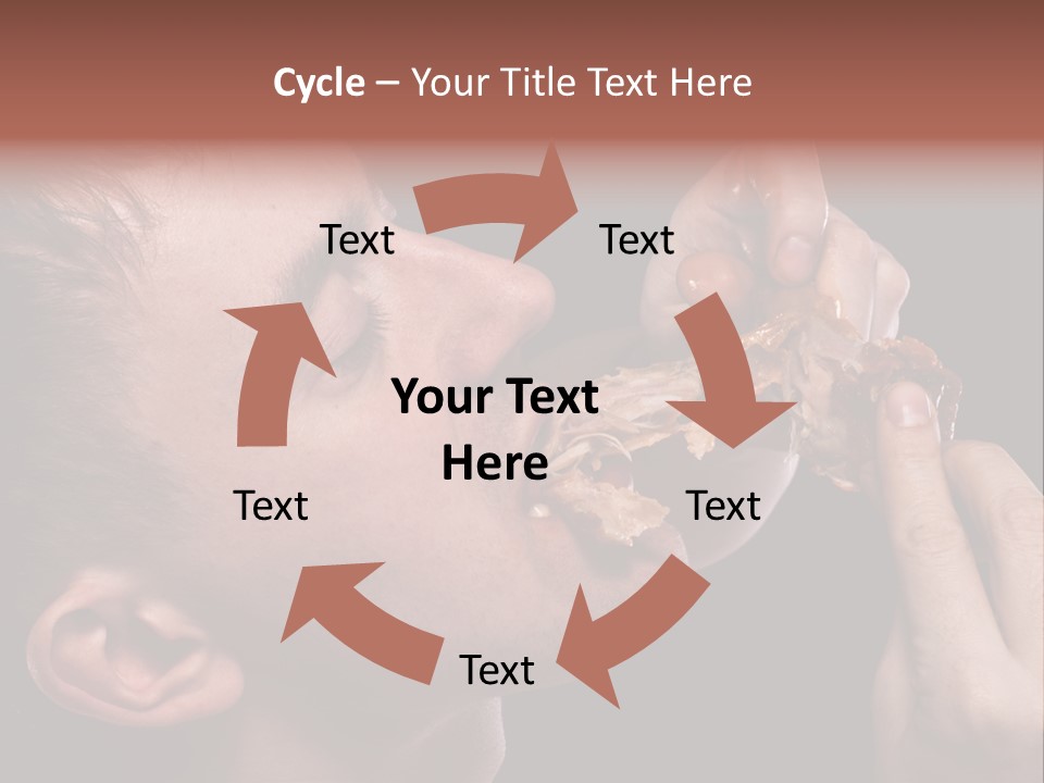 Hunger Fat Meal PowerPoint Template