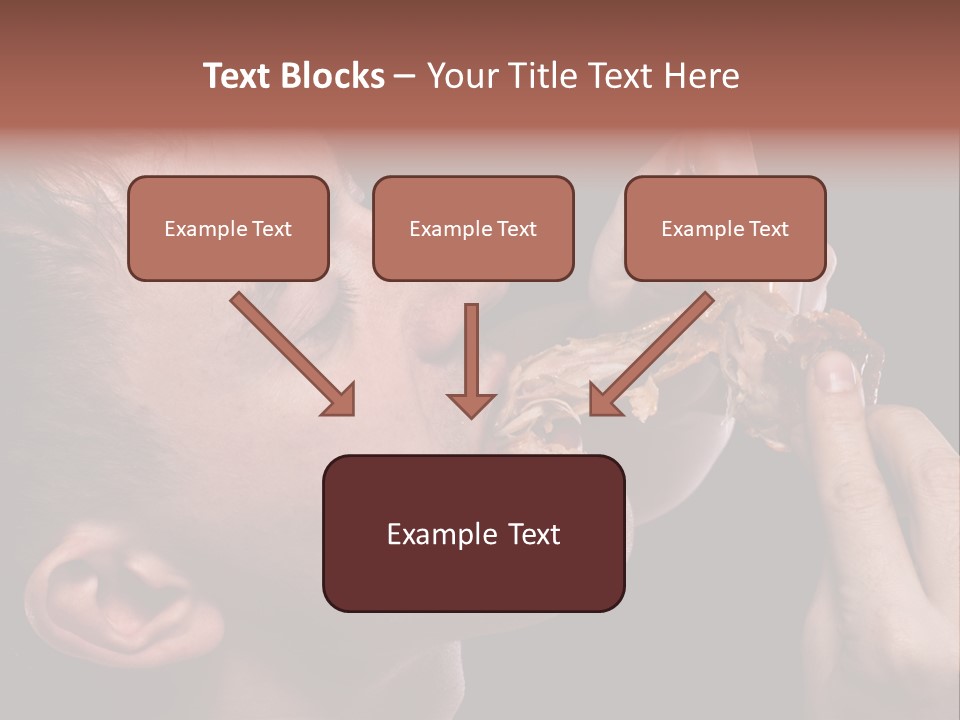 Hunger Fat Meal PowerPoint Template