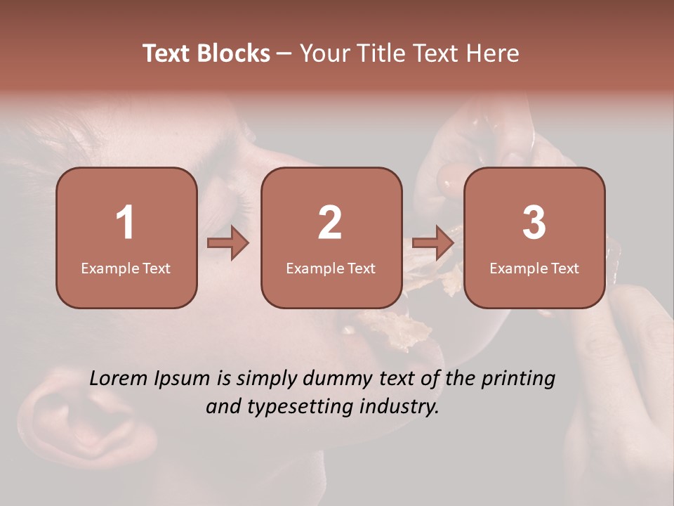 Hunger Fat Meal PowerPoint Template