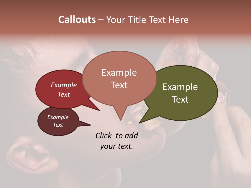 Hunger Fat Meal PowerPoint Template