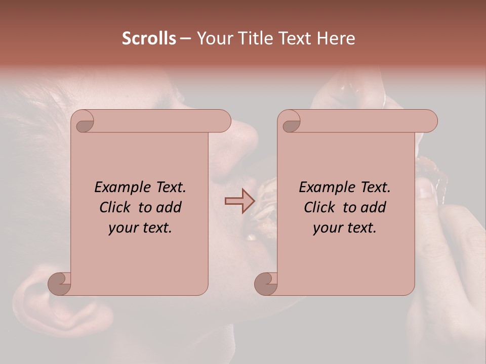 Hunger Fat Meal PowerPoint Template
