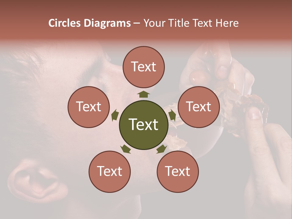 Hunger Fat Meal PowerPoint Template