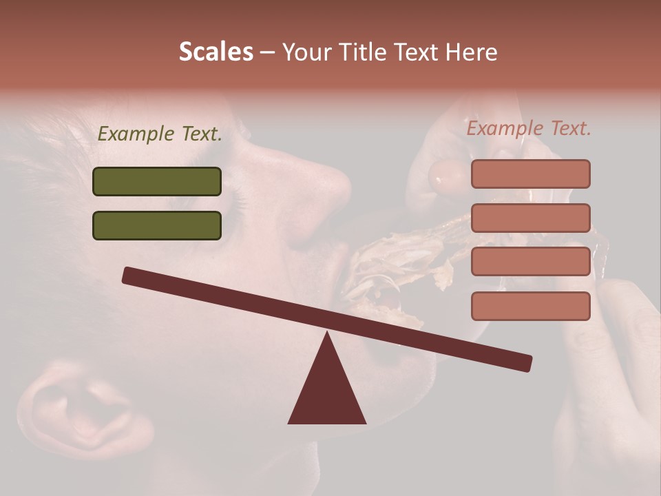 Hunger Fat Meal PowerPoint Template
