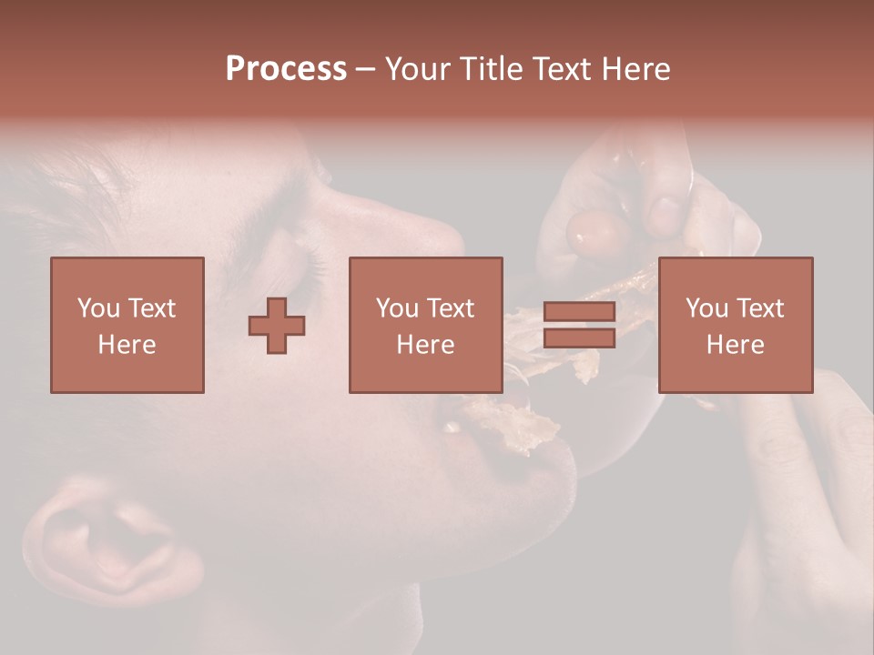 Hunger Fat Meal PowerPoint Template