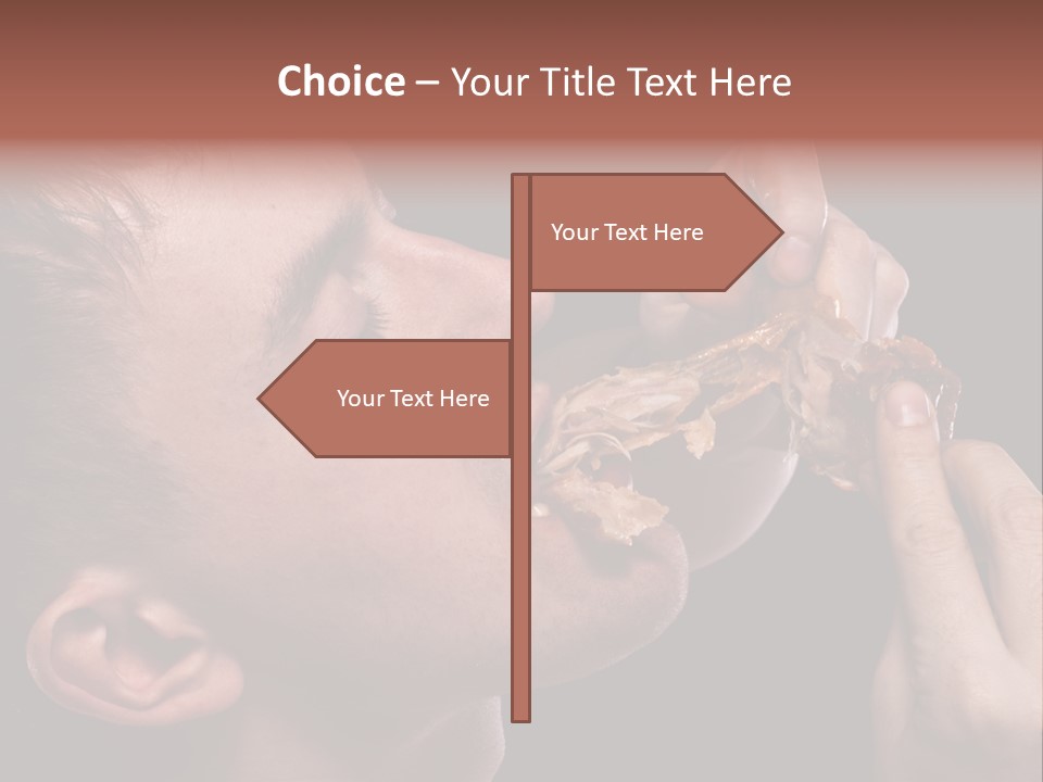 Hunger Fat Meal PowerPoint Template