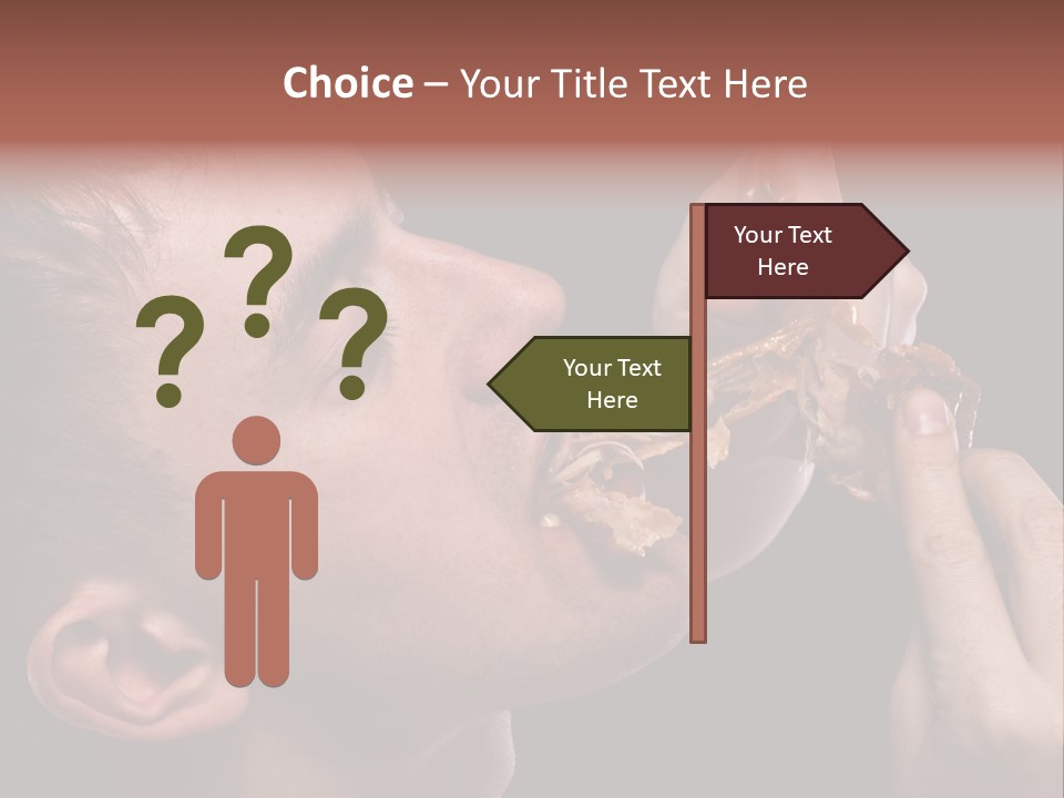 Hunger Fat Meal PowerPoint Template