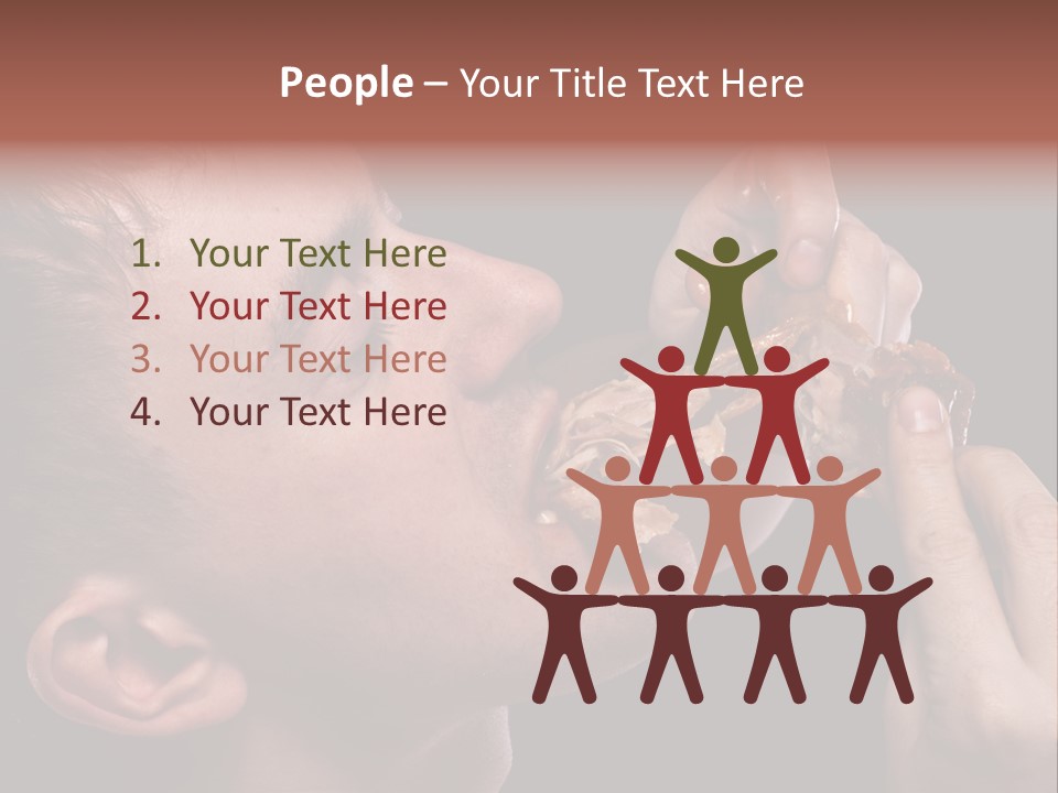 Hunger Fat Meal PowerPoint Template