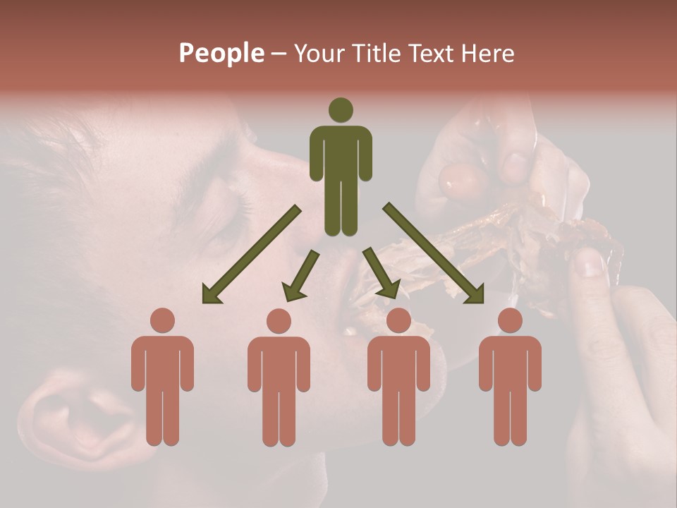 Hunger Fat Meal PowerPoint Template