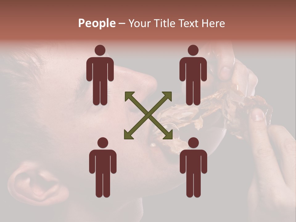 Hunger Fat Meal PowerPoint Template