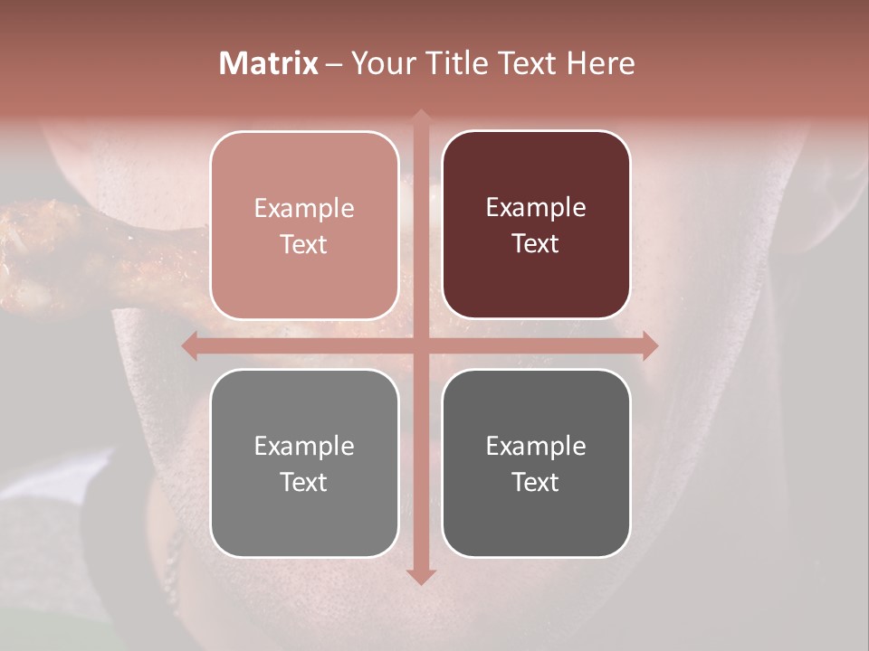 Eat Mouth Chicken PowerPoint Template