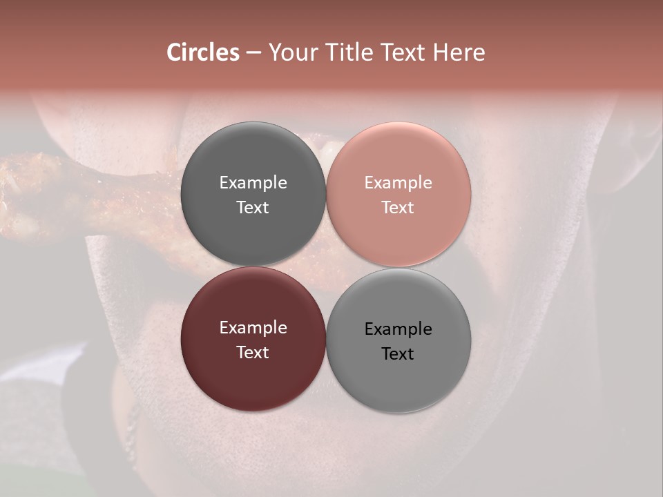 Eat Mouth Chicken PowerPoint Template