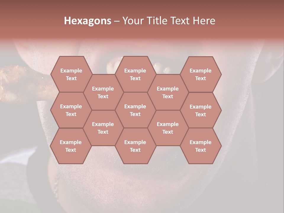 Eat Mouth Chicken PowerPoint Template